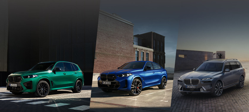 BMW X5, BMW X6 a BMW X7
v exkluzívnej ponuke.